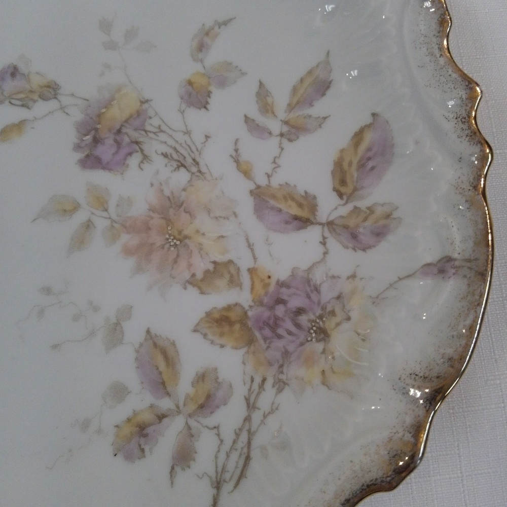 Antique Austria Hand-Painted Decorator Plate - Picture 2 of 5